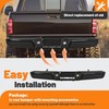 KUAFU Rear Bumper Compatible with 1997-2004 Dodge Dakota Model Step