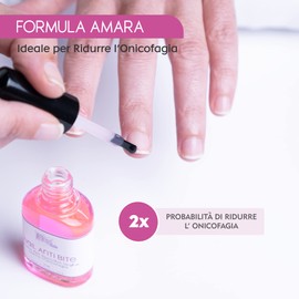Nail Stop Biting Professional bitter Nail Polish 12 ml - nail biting prevention for adults and kids Ideal to avoid nail biting.