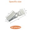 Ceeyoll Pack of 50 curtain clips, 32 mm metal curtain