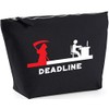 Hippowarehouse Deadline reaper printed make up cosmetic wash bag 18x19x9cm
