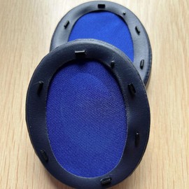 WH-XB910N Earpads Replacement Ear Pads Protein Leather Cushions Cover Repair Parts Compatible with Sony WH-XB910N Wireless Extra BASS Noise Canceling Over-Ear Headphones (Blue)