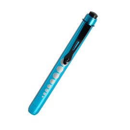 3ZONE HEALTH BEAUTY Penlight Pen Torch Light Diagnostic Reusable LED Penlight with Pupil Gauge for Nurses Doctors with Pocket Clip M2 (Blue)