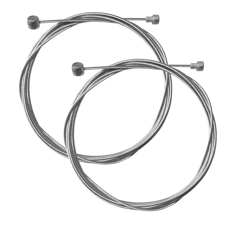 Laxzo ® 2Pcs Universal Bicycle Brake Cables, 1100mm Front &