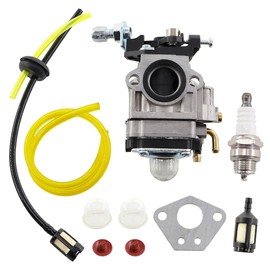 MCHNIC Carburettor Set for Brush Cutter 52cc 49cc 43cc Lawn Mower Chainsaws Irrigation Mower and Other Devices with a Fixed Hole Spacing of 31 mm