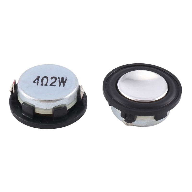 Roarrter 2PCS Audio 1 Inch 28MM Mini Speaker 4 Ohm