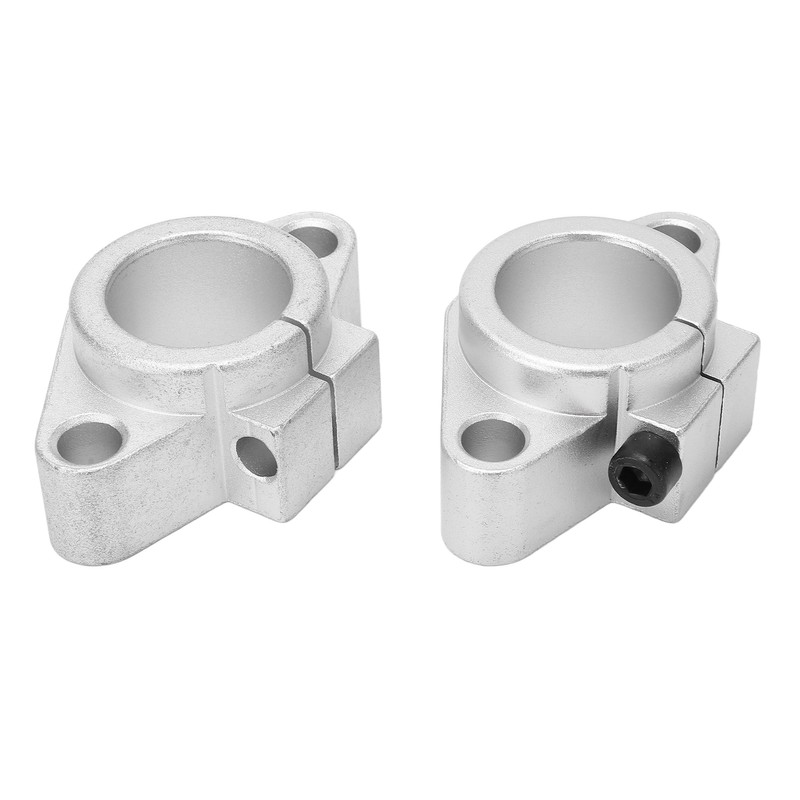 2Pcs Linear Shaft Holder Motion Rail Guide Support CNC Router