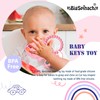 BIGSPINACH Baby Goth Teething Keys Toy 6-12M Pink Car Key
