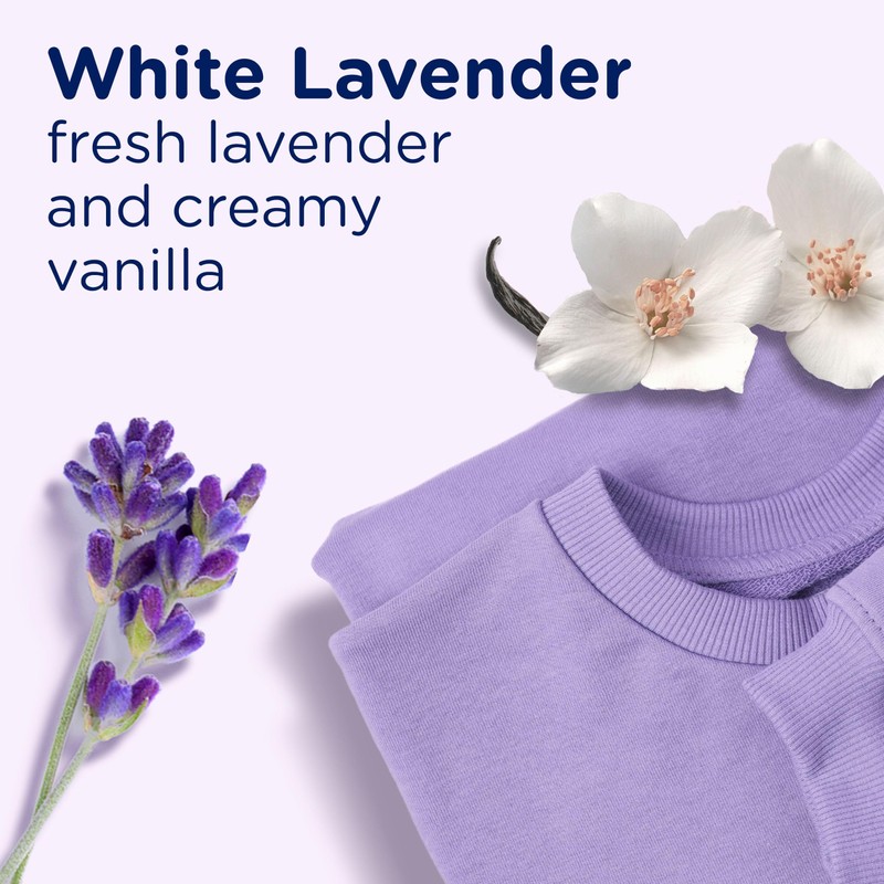 Downy Light Laundry Scent Booster Beads, White Lavender Scent, 12.2