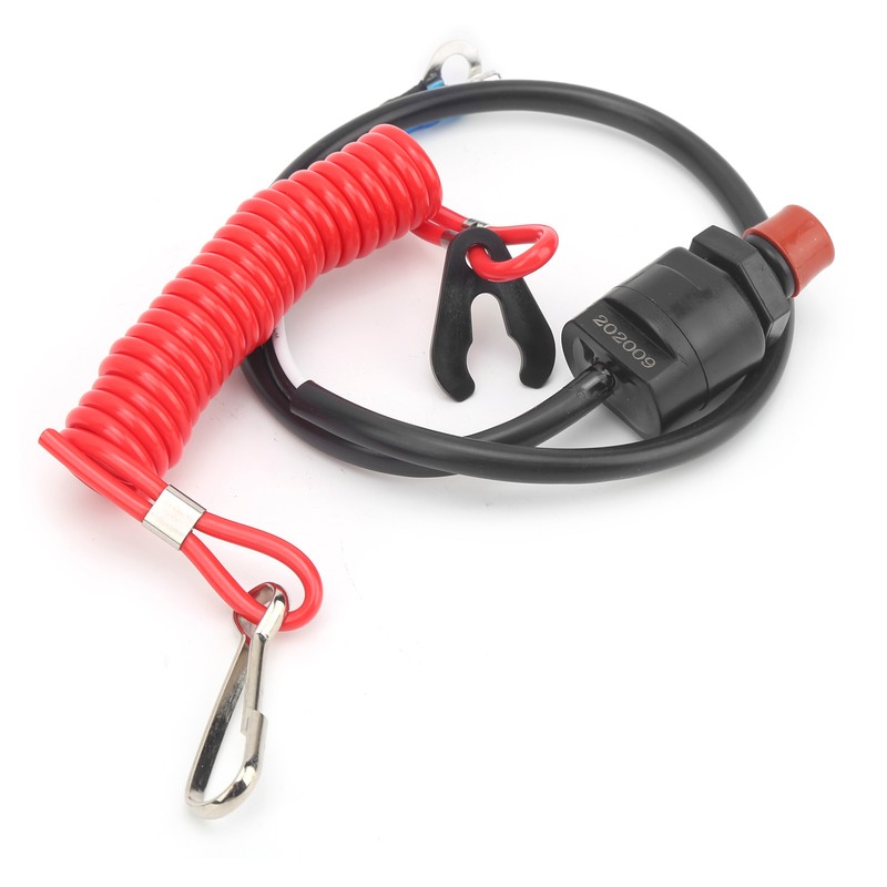 Emergency Stop Switch Safety Tether 6E9-82575-09 Fit for Yamaha Outboard