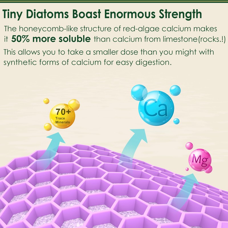 LILICARE LILICARE Plant Based Calcium Supplement + Womens Multivitamin Gummies,