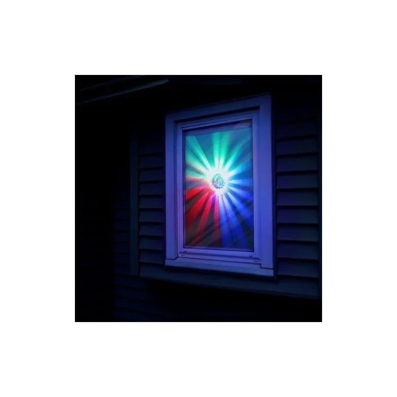 JENREEY LED Galaxy Wheel 360 Degree Sound Activated Disco Party
