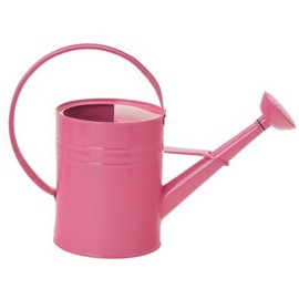 Houston International 8582E HPK 1-Gallon Steel Watering Can, Hot Pink