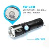 DARKBEAM UV 395nm USB Rechargeable Flashlight Ultraviolet led Light Blacklight