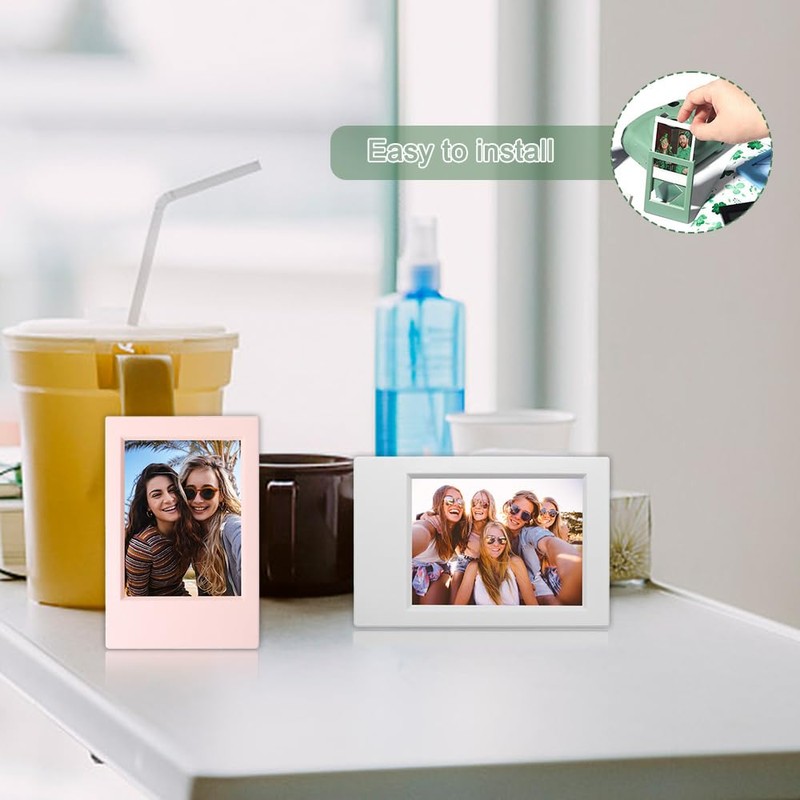 8 pcs mini 3 inch photo frames,mini film frame,colorful mini