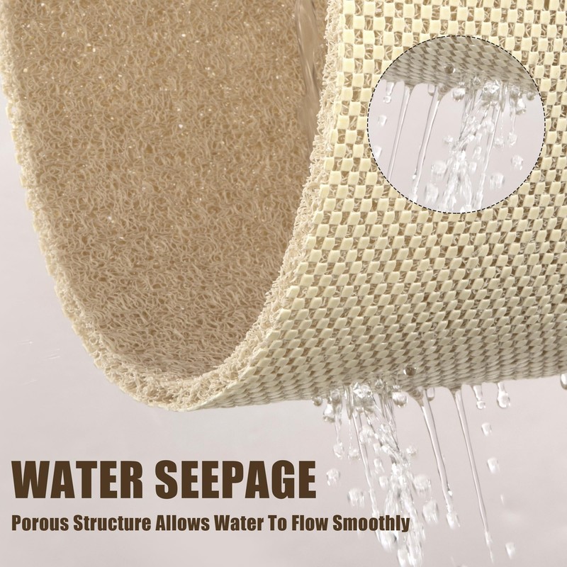 HOMBYS 47 x 32 Extra Large Shower Mat for Shower