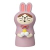Deco Corporation concombre ZTM-35050M Nekozukin, Moon Viewing Rabbit, Purple, Size: