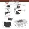 Ruksifg Mini Knife Set Tiny Knife EDC Knife for Package