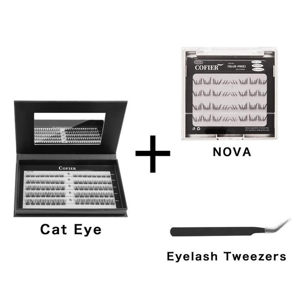 【Hot Style】Cofier No Glue Lash Kit Medical Jelly Adhesive Self