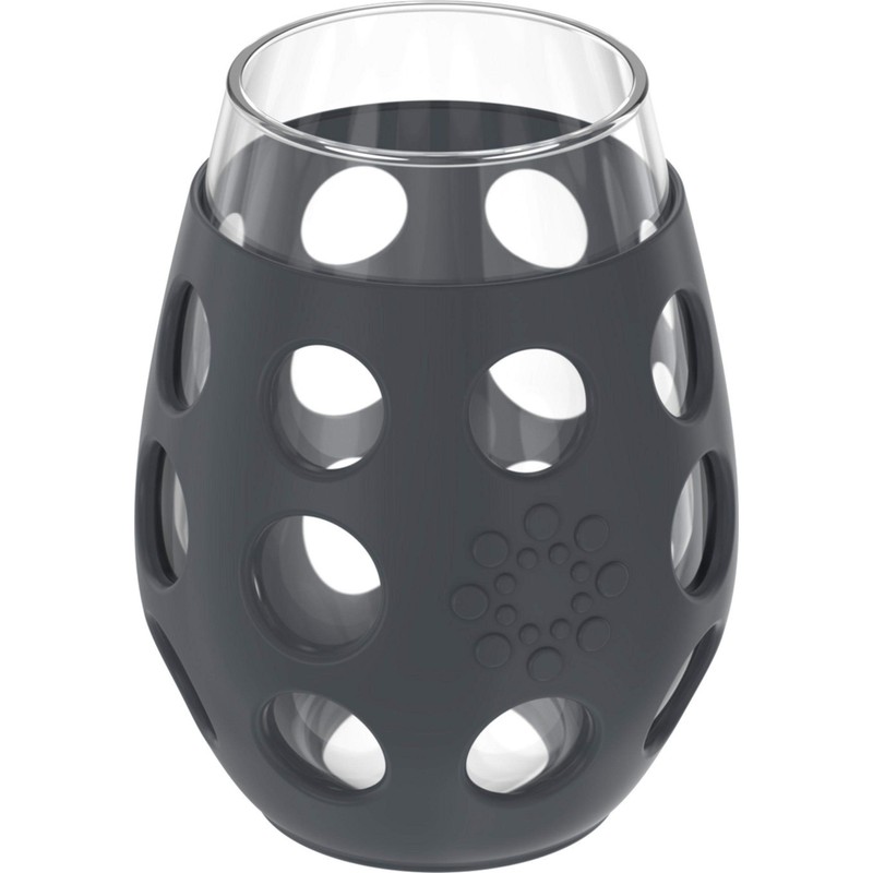 Lifefactory Wine Glass with Protective Silicone Sleeve, 4 Count (Pack
