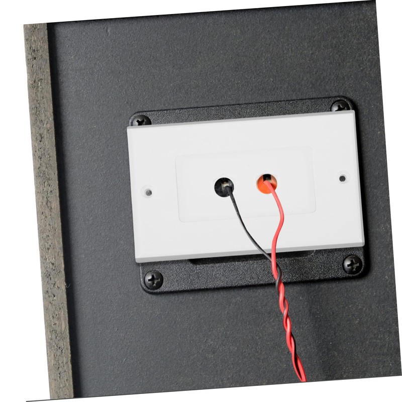 IWOWHERO Home Theater Connector Wall Plate with Banana Binding Post