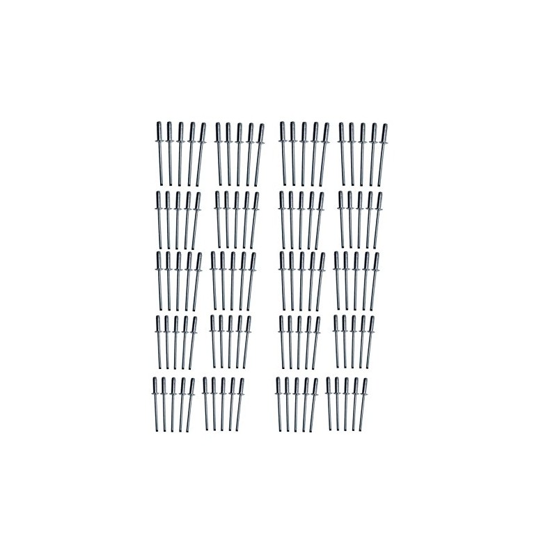 Metric Aluminium Blind Pop Pot Rivets Set Fastener Fastening 3.2mm