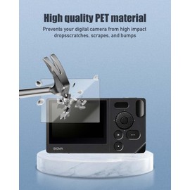 YAJOJO 2-Pack Screen Protector for SIGMA BF- 9H Hardness Tempered Glass for SIGMA BF Digital Camera, Anti-Scratch, Bubble Free, HD Clarity