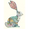 Bunny Rabbit Easter Card Daniel Mackie Designs 7 x 5