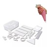 TechMel Kit 200 Pzs Para Decorar Pastel Reposteria Letras Boquillas