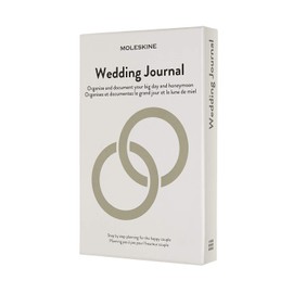 Moleskine - Wedding Journal, Theme Notebook - Hardcover Notebook for Planning and Organising your Wedding Calendar - Large Size 13 x 21 cm - 400 Pages