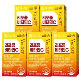 Chong Kun Dang Benviti Liposomal Vitamin C 15g, 5 units, 30 tablets / 종근당 벤비티 리포좀 비타민C 15g, 5개, 30정