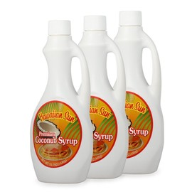 3 Pack of Premium Hawaiian Coconut Syrup