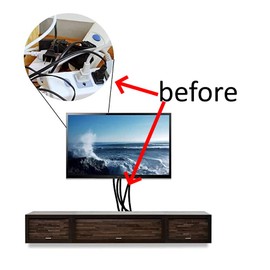 fireCable Wireless Power Adapter for Firestick4kmaxx 2024 | Powers Fire Stick from TV | Eliminating AC Outlet Decluttering Messy TV Cords