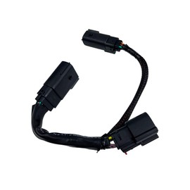 MobiWheels 12-Pin to 6-Pin Quick Disconnect Tour Pak Wiring Harness Compatible with Harley Davidson Road Glide Street Glide CVO/ST,2023-2024 Replace 67801128,67801129