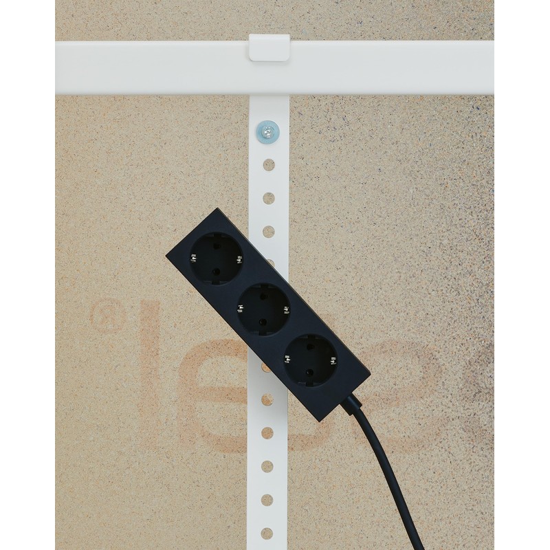 Pedestal Power Bar Multiple Socket 5 m with Magnetic Base
