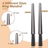 LUTER 11-Piece Jewellery Ring Sizer Tools Set, Ring Mandrel, Ring