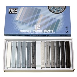 ターレンスジャパン(Talens Japan)ヌーベル カレーパステル 12色グレーセット