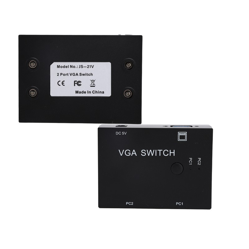 VGA Switcher 2 Input +1 Output MultiComputer Host Converter 2