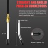 JIFETOR Cylinder Leak Down Tester Kit, Automotive Engine Compression Dual