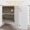 Chibery 10 Pack 165 Degree Lazy Susan Hinge, Face Frame,