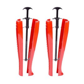 Eruceky 2 x Boot Shaper, Boot Shaper Stand, Spring Loaded Boot Shaper, Suitable for Retaining Boots, Orange Red