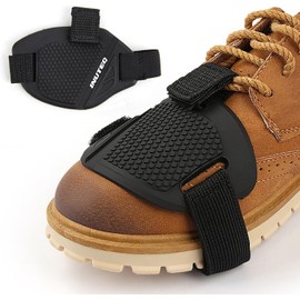 SAMCOS Shift Guard Motorcycle Protector Pad Protective Cover Improved High Quality Abrasion Resistant Shift Pad Anti-Slip Protects Shoes From Scratches Easy Installation (Black No Logo)