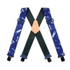 MELOTOUGH Men's Suspenders Fully Elastic 2 inch Wide X back