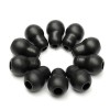 Unbranded 10Pcs Silicone Black Soft Eartips Earplug Earpieces For Littmann