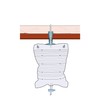 E&E Catheter Bag Hanger - Catheter Night Bag Stand -