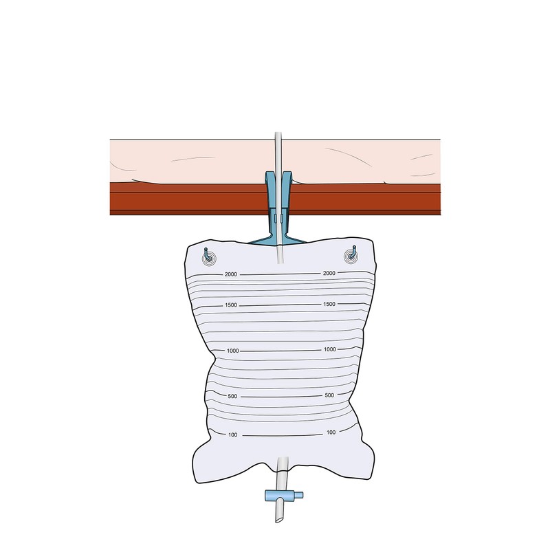 E&E Catheter Bag Hanger - Catheter Night Bag Stand -