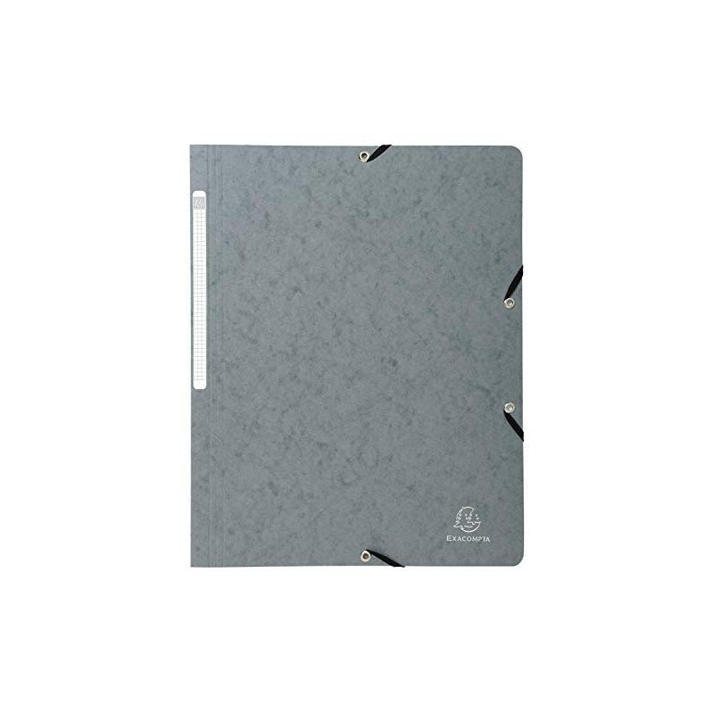 Exacompta 5510E Folder with Corner Elastic Fastener Bands