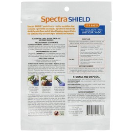 Durvet Spectra Shield Collar Attached Medallion for Small Dogs, 14 to 29-Pound