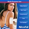 Niceful 50 Count Adhesive Gauze Island Dressing 4" x 4",