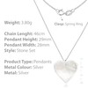 Tuscany Silver Women's Sterling Silver Mother of Pearl Heart on
