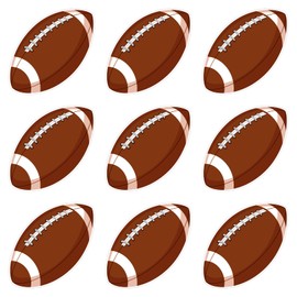 45 Pcs Football Cutouts Sports Ball Cutout for Bulletin Board Sport Classroom Baby Shower Birthday Party Decoration Football Game Paper Cutout for DIY Projects Crafts